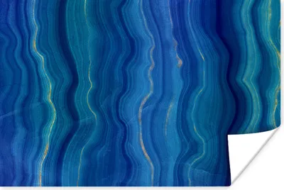 Produktbild von MuchoWow® Poster Achat-Geode - Edelsteine - Blau 180x120 cm - Fotoplakat