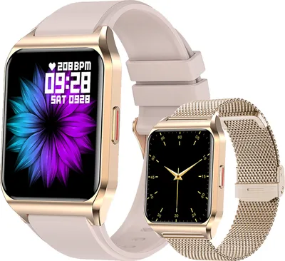 Produktbild von Smartwatch, Smartwatch Damen Herren, 1.69" HD Fitness Tracker Uhren für Android IOS, IP67 Wasserdicht Pulsmesser Schrittzähler Aktivitätstracker