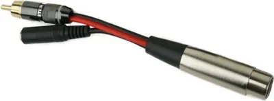 Produktbild von windmeile | Grin XLR zu RCA Adapter, TRS Comm Port, Cinch, Fahrrad, E-Bike, Elektro Pedelec