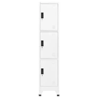Immagine prodotto di Armadietto con Serratura Bianco 38x45x180 cm in Acciaio