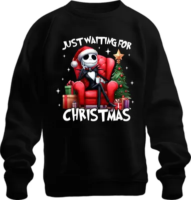 Obrázek produktu pro Uni mikina s kapucí Jack Skellington Skeleton Christmas, černá, S