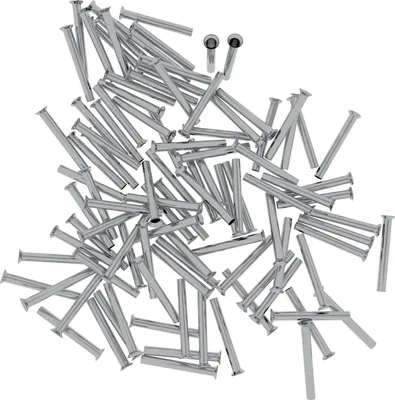 Produktbild von 100 Stück 0,5/10 Aderendhülsen unisoliert 0,5mm²/10mm EN0510 Elpromet 2594