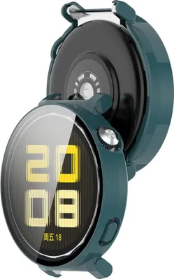 Produktbild von Schutzhülle mit Glas für Huawei Watch GT 5 Pro 42 mm, Bizon Case Watch Adamo, Grün