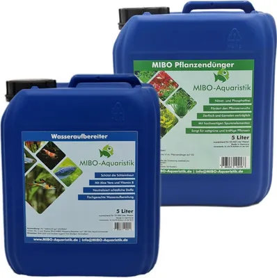 Produktbild von MIBO Wasseraufbereiter + Pflanzendünger 5000ml Sparset Aquarium Pflege