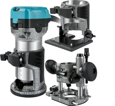 Immagine prodotto di Fresatrice per legno, potenza 710W, velocità 13000-33000 giri/min, materiale in lega di alluminio, angolo di immersione fisso