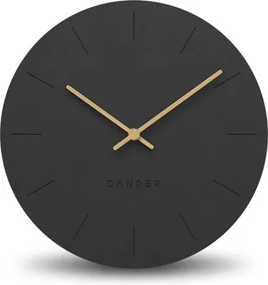 Immagine prodotto di Orologio da parete silenzioso, 30 cm, design moderno, nero