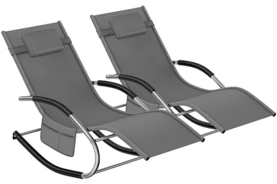 Produktbild von tectake® Sonnenliege Taya, ergonomisch, Schwingfunktion
