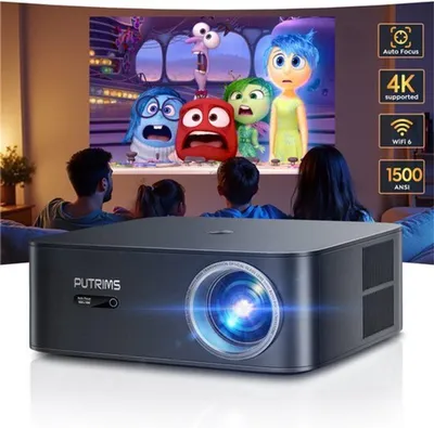 Produktbild von Full HD Projektor - 1080P - Bluetooth und WLAN - 1500 ANSI Lumen - Heimkino-Projektor