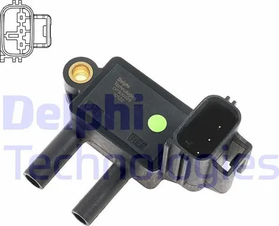 Produktbild von DELPHI DPS00026-12B1 Abgasdruck Differenzdrucksensor für FORD FOCUS III Turnier MONDEO IV Turnier (BA7) S-MAX (WA6) FOCUS III C-Max II