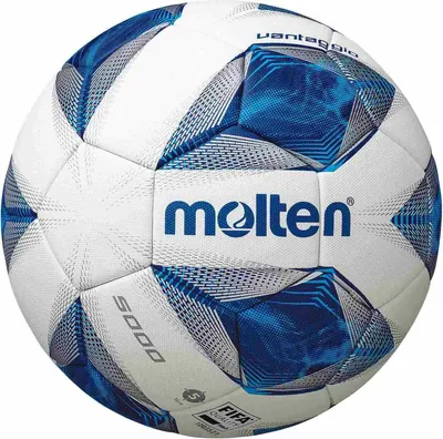 Produktbild von molten Fußball Wettspielball F5A5000 weiß/blau/silber 5