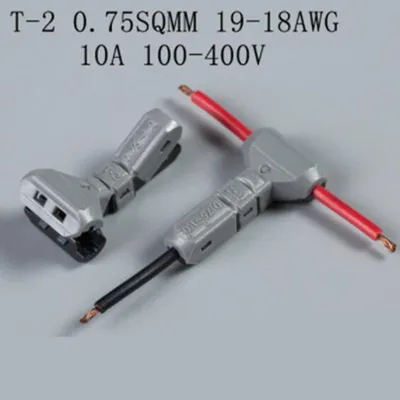 Produktbild von Verbindungsklemme / Stromdieb / 10x / T-Form T-1 / T-2 / T-21 : T-2 Ausführung: T-2