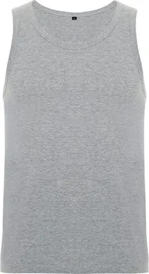 Produktbild von Roly CA6545 | Herren Texas Tank Top, Single-Jersey - Farbe: Heather Grey 58 - Größe: M