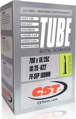 Produktbild von Cst Presta 100 Mm Fahrradschlauch Schwarz 700C / 19-23 Schwarz 700C