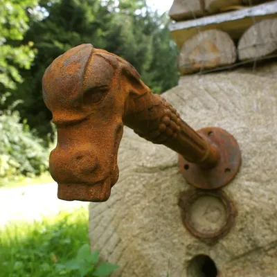 Produktbild von Wasserspeier, Brunnenauslauf, Brunnen - Fabelwesen Gargoyle als Speier