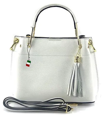 Produktbild von Tasche weiß Florence Handtasche Leder OTF157W