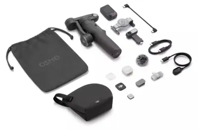 Produktbild von DJI Osmo Mobile 8P Creator Combo, Smartphonekamerastabilisator, Schwarz, 360°, 0,3 kg, 6,7 cm, 8,4 cm