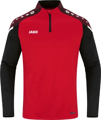 Produktbild von JAKO Unisex Ziptop Performance, Farbe:rot/schwarz, Größe:L