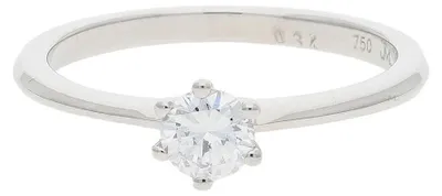 Produktbild von JuwelmaLux Verlobungsring 750/000 (18 Karar) Weißgold mit Brillanten JL30-07-4829 Größe 55