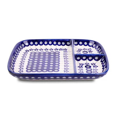Produktbild von BUNZLAUER KERAMIK Servierplatte 25 x 21 cm Servierschale Servierteller 166A