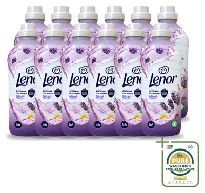 Produktbild von 12 x Lenor Weichspüler Lavendel & Kamille 1176 ml - Vorratspackung - 12 Stücke