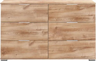 Image de Commode à tiroirs Easy Plus Commode 130x41x83cm Couleur au choix, chêne planché