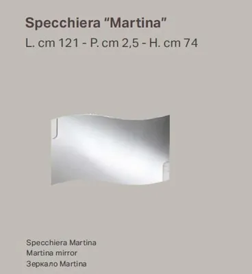 Produktbild von Hängespiegel Spiegel Wellig Modern Schlafzimmer Design Luxus Italy Stil Möbel