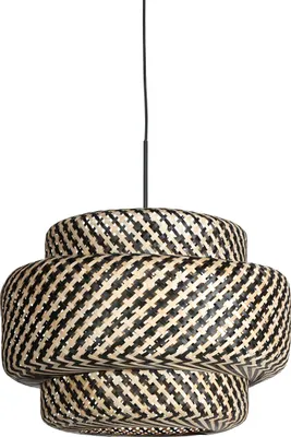 Immagine prodotto di Steinhauer - lampada a sospensione - Sparkled Light - naturale nero - bambù metallo - E27 - 4478ZW