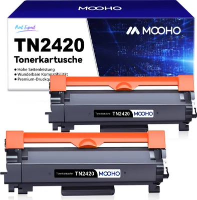 Produktbild von 6,000 Seiten Kapazität TN 2420 Toner kompatibel für Brother TN2420 DCP-L2530DW MFC-L2710DW MFC-L2750DW HL-L2350DW HL-L2730DN DCP-L2530DW