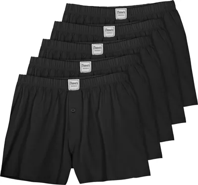 Produktbild von Dave's 5er-Pack Boxershorts schwarz große Größen