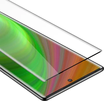 Obrázok produktu pre Cadorabo pancierová fólia pre Samsung Galaxy NOTE 10 PLUS ochranná fólia v čiernej farbe na celý displej tvrdené ochranné sklo
