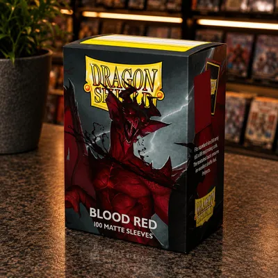 Zdjęcie produktu dla Dragon Shield: Blood Red - Matowe etui - Standardowy rozmiar, Obraz wygenerowany przez AI
