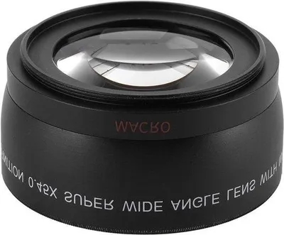 Produktbild von 55 mm Objektiv mit Großaufnahmefunktion und Makro, Hochwertige Glasoptik, Schwarz, für Fotografie und Videografie