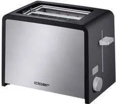 Produktbild von Cloer 3215, 2 Scheibe(n), Grau, Edelstahl, Kunststoff, Edelstahl, 825 W, 230 V, 145 mm