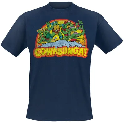 Produktbild von Teenage Mutant Ninja Turtles T-Shirt Herren Cowabunga navy L