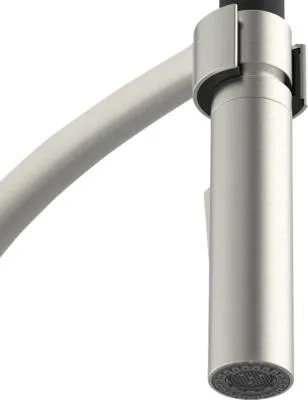 Produktbild von KEO Küchenarmatur flexibel PANI CoolStart und Schnellmontage von Unten Quickfix" Antifingerprint schwarz/edelstahl sati"