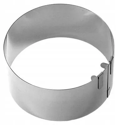Produktbild von Kuchpol Verstellbarer Tortenring Backform Höhe 8cm Durchmesser 12,5-18cm