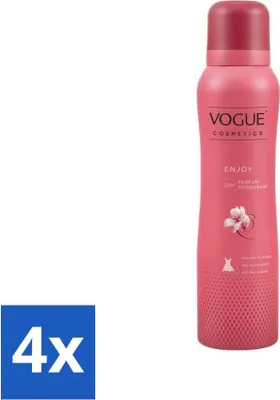 Productafbeelding van Vogue Enjoy parfum-deodorant, 150 ml - voordeelverpakking - 4 stuks