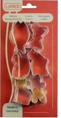 Produktbild von LARES Ausstecher 6er Set Tiere - verschiedene Formen und Größen - 1011