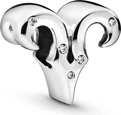 Productafbeelding van Pandora Sterrenbeeld Charme 798416C01, Ram, glinsterend