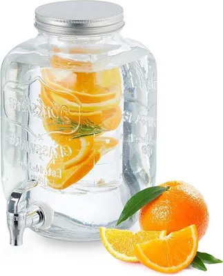 Obrázek produktu pro Famanu dávkovač nápojů s infuzérem, 5 litrů - průhledný