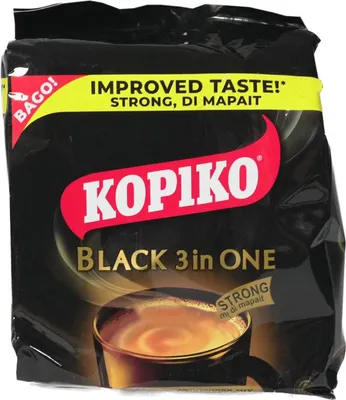 Produktbild von Kopiko Black 3in1 Instant Kaffee strong 300g