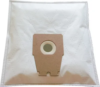 A single vacuum cleaner bag is shown against a white background.