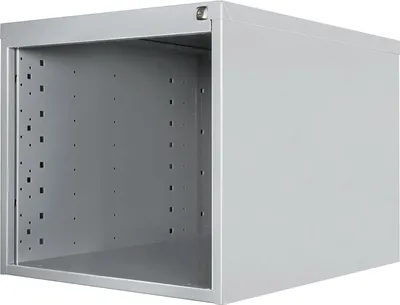 Produktbild von Schubladenbox leer | nur Korpus | HxBxT 50x53x70cm | Lichtgrau
