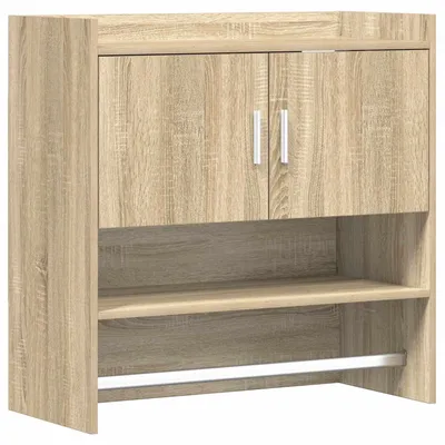 Produktbild von vidaXL Wandregal Wandhalterung Sonoma-Eiche 80 x 36 x 80 cm