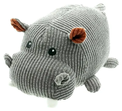 Produktbild von Türstopper "Hippo" aus Stoff, schwer, Nilpferd-Türhalter, Bodenpuffer, Türfeststeller, Fensterstopper