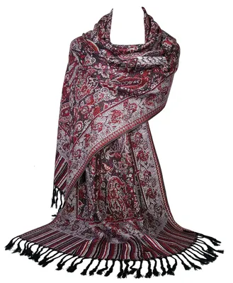 Productafbeelding van Pashmina sjaal met mozaïekpatroon voor dames