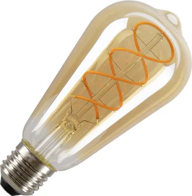 Produktbild von SLV LED ST64, LED-Leuchtmittel, gold, E27, 4W, 1800K 1008645
