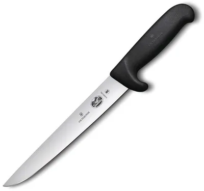 Obrázok produktu pre Fibrox, piercingový nôž, 20 cm, rovný, bezpečnostný, čierny