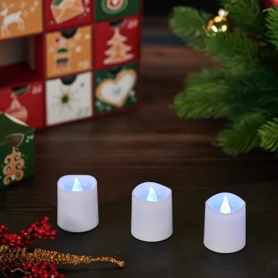 Obrázek produktu pro LED blikající čajové svíčky, sada 12 kusů, včetně baterie