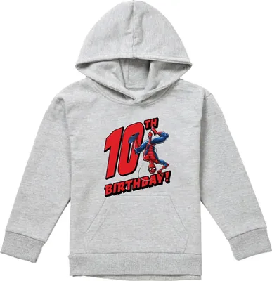 Produktbild von Spider-Man - Kapuzenpullover für Kinder, Zum Überziehen, meliert, 10. Geburtstag TV22769 (152-158) (Sportliches Heather)